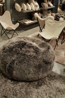 Sheepskin Long Hair Pouf