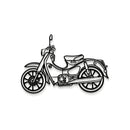 Super Cub Metal Motorcycle Wall Art - MT1399