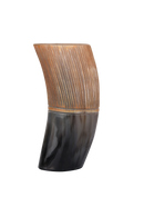 Horn Drinking Glasses - Holds Upto 10 oz, Striped