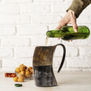 Horn Whiskey Mugs - Holds Upto 6.5 oz, Striped