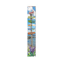 Door County Wisconsin Lake Directional | Wall Art Print on Real Wood