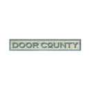 Door County Coastal Blue | Wall Art Print on Real Wood