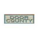 Door County Coastal Blue | Wall Art Print on Real Wood