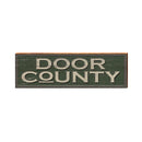 Door County Green | Wall Art Print on Real Wood