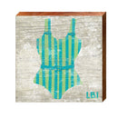 Bathing Suit Sign | Wall Art Print on Real Wood