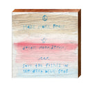 Peace Dream Seas Sign | Wall Art Print on Real Wood