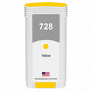 U.S. Remanufactured for HP 728 130ml (F9J65A) Yellow Ink Cartridges