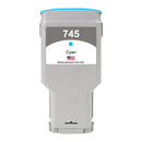 US Remanufactured for HP 745 300mL (F9K03A) Cyan Ink Cartridge, F9K03A
