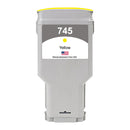 US Remanufactured for HP 745 300mL (F9K02A) Yellow Ink Cartridge, F9K02A
