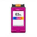U.S. Remanufactured for HP 63XL (F6U63AN) Tri-Color Ink Cartridges