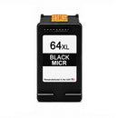 U.S. Remanufactured for HP 64XL (N9J92AN) Black MICR Ink Cartridge