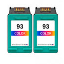 U.S. Remanufactured for HP 93 (C9361WN) Color Ink Cartridges Twin Pack