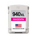 U.S. Remanufactured for HP 940XL (C4908AN) Magenta Ink Cartridge
