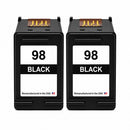 U.S. Remanufactured for HP 98 (C9364WN) Black Twin Pack Ink Cartridges