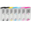 U.S. Remanufactured for HP 70 130-ml 7-Pack Ink Cartridges