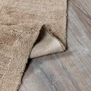 Washable Handmade Wool Rug - Brown - Clearance