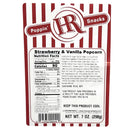 Strawberry & Vanilla Popcorn | 7 oz | Pack of 2 | HR Poppin' Snacks