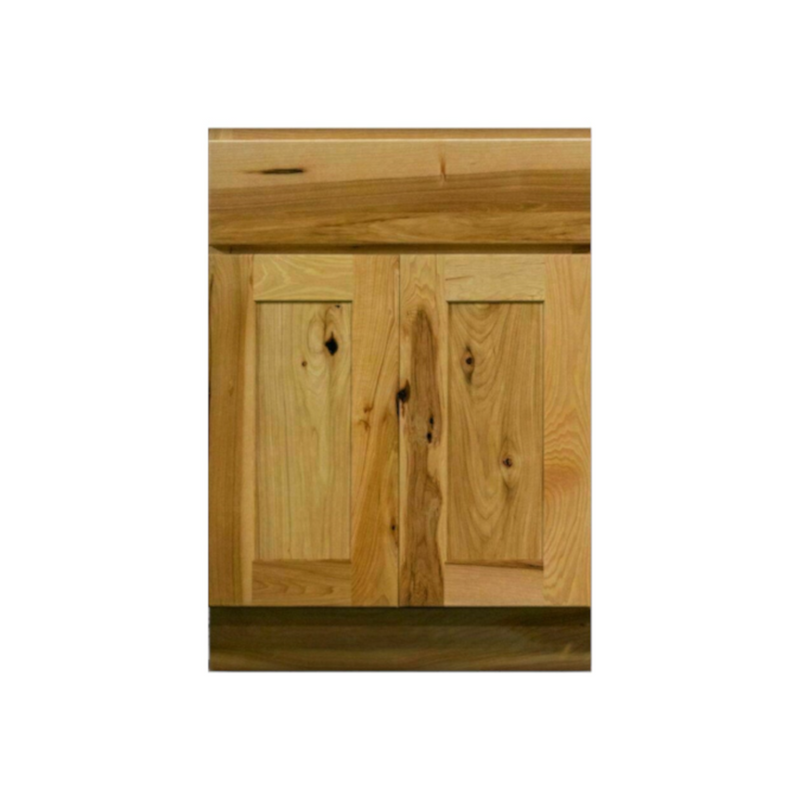 24 Inch Hickory Shaker Single Sink Bathroom Vanity