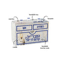 Compact Golden Flame Havdalah Set