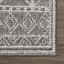 Diah Black & Bone Outdoor Area Rug - Clearance
