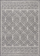 Diah Black & Bone Outdoor Area Rug - Clearance
