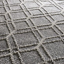 Diah Black & Bone Outdoor Area Rug - Clearance