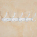 DecorBites™ Gold & White Bathroom Accessories Set: Corner Shelf, Paper Holder, Towel Holder, Toilet Brush Holder, Towel Rack