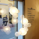 DecorBites™ Frosted Glass Ball Pendant Light for Dining Room and Kitchen Decor
