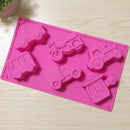 DecorBites™ Creative Airplane Car Motorcycle Cake Mould for Kids Birthday Cake Decor