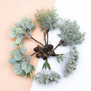 DecorBites™ Decorative Artificial Plants Home Wedding DIY Gift Box Scrapbooking Bouquet