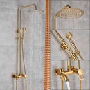 DecorBites™ Dual Handle Wall Mounted Rainfall Shower System with Sliding Bar