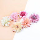 DecorBites™ 10pcs Silk Gerbera Decorative Flowers for Home Wedding DIY - Fake Stamen Brooch