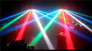 DecorBites™ LED Eight-Beam RGBW Laser DJ Disco Light - High Brightness Scanner Beam Bar