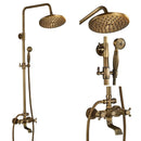 DecorBites™ Dual Handle Shower Faucet Set with 8" Rain Shower Head