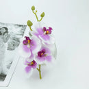 DecorBites™ Artificial Butterfly Orchid Bouquet Silk Flowers for Home Wedding Decoration Bouquet