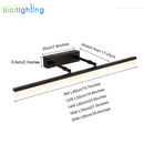 DecorBites™ LED Vanity Lights for Bathroom Mirror Lighting Cabinet - Black Silver Chrome