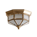 DecorBites™ Copper Ceiling Lamp: Retro American European Living Room Bedroom Light