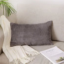 DecorBites™ Corduroy Flocking Velvet Pillow Cover 40x60cm