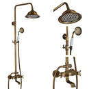 DecorBites™ Dual Handle Shower Faucet Set with 8" Rain Shower Head