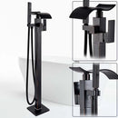 DecorBites™ Black Bronze Bathtub Mixer Faucet | Single Handle Waterfall Tub Fixture