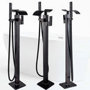 DecorBites™ Black Bronze Bathtub Mixer Faucet | Single Handle Waterfall Tub Fixture
