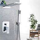 DecorBites™ Golden Shower Faucet with Wall Mount for 3-ways Control and Plastic Handshower