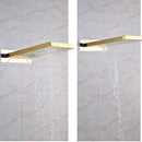 DecorBites™ Golden Shower Faucet with Wall Mount for 3-ways Control and Plastic Handshower