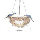 DecorBites™ Bird's Nest Pendant Lights Gold Silver Aluminum Wire Nordic Art E27 Restaurant Bedroom