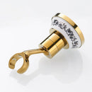 DecorBites™ Gold Brass Swivel Handheld Shower Holder Mounting Bracket for Bathroom Accessories