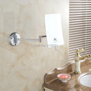 DecorBites™ 3X Magnifying Wall Makeup Mirror for Bathroom with Folding Arm - Lady Square