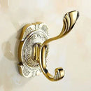 DecorBites™ Gold Chrome Wall Hooks, Clothes Hanger, Towel Coat Robe Hook Set