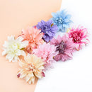 DecorBites™ 10pcs Silk Gerbera Decorative Flowers for Home Wedding DIY - Fake Stamen Brooch