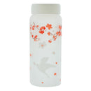 DecorBites™ 430ml Swallow Frost Glass Water Bottle with Sleeve, Elk Design