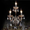 DecorBites™ Clear Crystal Wall Lamp with LED Bulbs for Luxury Bedside Lighting